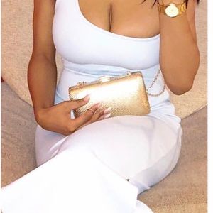 One shoulder strap dress